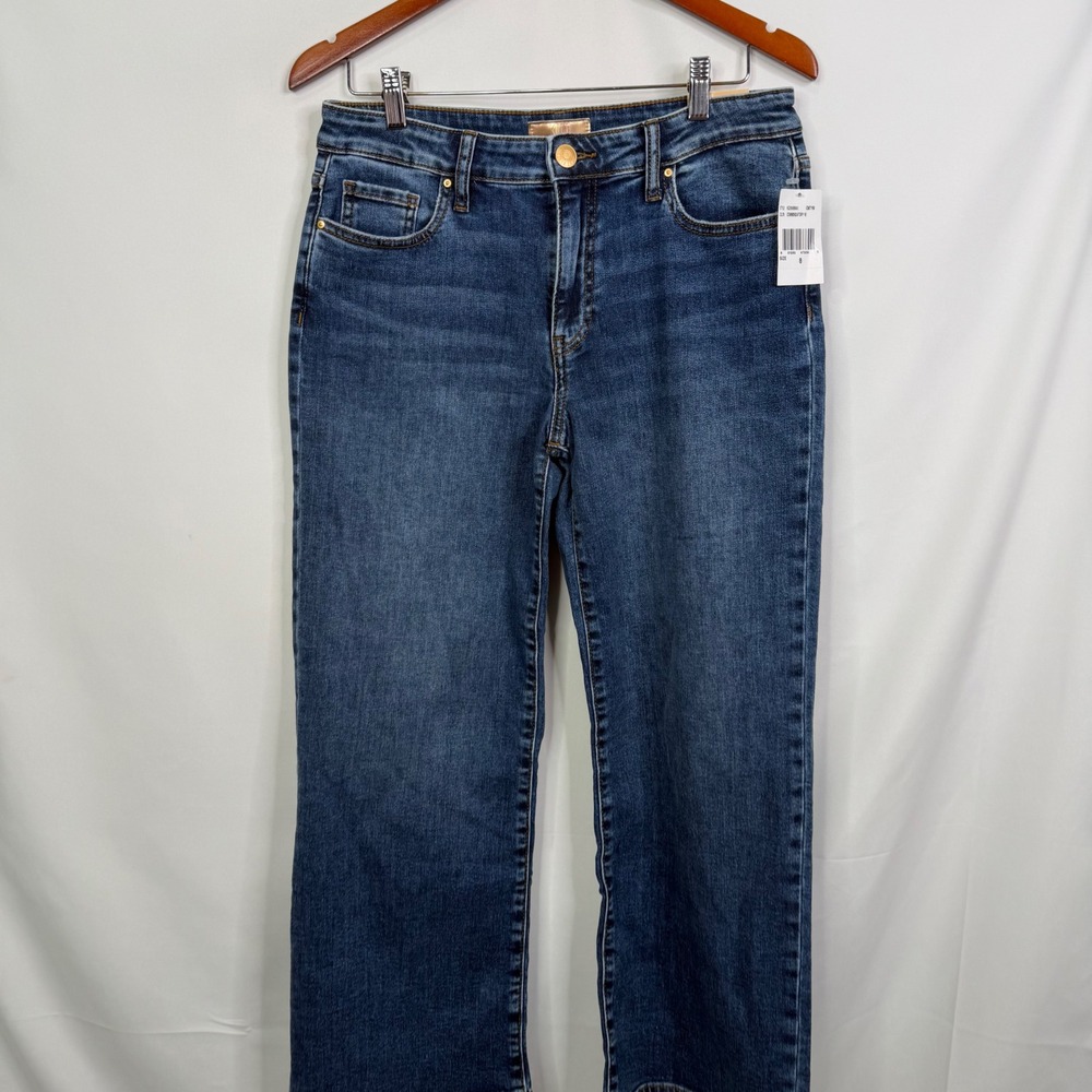 Kut from the Kloth Charlotte High Rise Wide Leg Jeans Commendatory Size 8 NWT - Picture 5 of 9